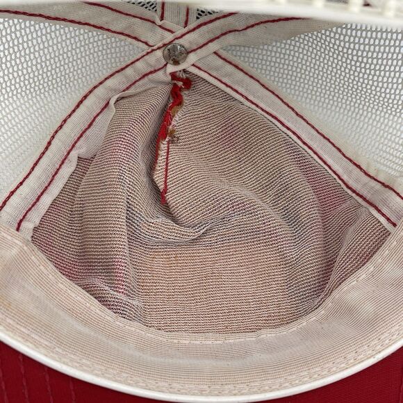 Vintage Enjoy Coca Cola Hat Snapback Trucker Cap 80s Coke Advertising Patch Logo - Picture 11 of 14